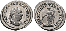 Balbinus, 238. Denarius (Silver, 21 mm, 3.20 g, 6 h), Rome, circa April-June 238. IMP C D CAEL BALBINVS AVG Laureate, draped and cuirassed bust of Bal...