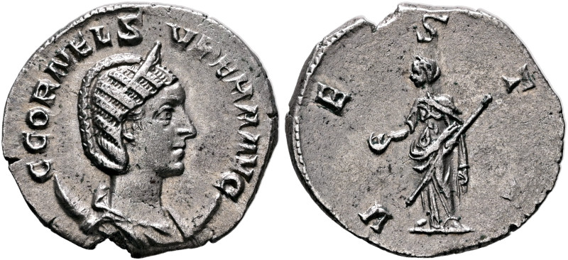Cornelia Supera, Augusta, 253. Antoninianus (Silver, 22 mm, 3.16 g, 6 h), Rome. ...