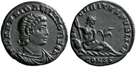 Hannibalianus, Rex Regum, 335-337. Follis (Bronze, 16 mm, 1.33 g, 1 h), Constantinopolis, 336-337. FL ANNNIBALLIANO REGI (sic!) Bare-headed, draped an...