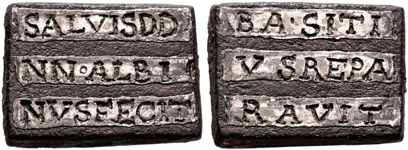 Faustus Albinus Basilius Junior, praefectus urbi, circa 530/40-546. Tessera Monu...