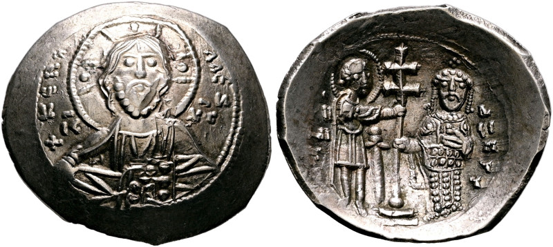 Alexius I Comnenus, 1081-1118. Histamenon (Electrum, 26 mm, 4.32 g, 6 h), Thessa...