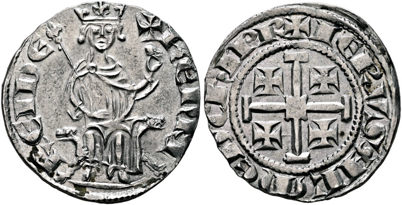 CRUSADERS. Lusignan Kingdom of Cyprus. Henry II, king of Cyprus & Jerusalem, 128...