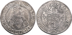 GERMANY. Braunschweig-Lüneburg-Celle. Friedrich IV, 1636-1648. Taler 1639 (Silver, 43 mm, 29.00 g, 4 h), Clausthal HS (mint master H. Schreiber). Frid...