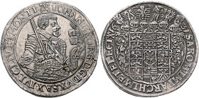 GERMANY. Sachsen-Albertinische Linie. Kurfürstentum. Johann Georg I, 1615-1656. Taler 1631 (Silver, 44 mm, 28.97 g, 10 h), variety with tight-fitting ...