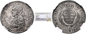 GERMANY. Sachsen-Albertinische Linie. Königreich. Friedrich August I, 1806-1827. 1/3 Taler 1818 (Silver, 25 mm, 7.01 g, 12 h), Dresden IGS (mint maste...