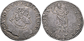 ITALY. Milano (Duchi). Carlo I di Spagna (Carlo V, Sacro Romano Impero), 1535-1554. 32 Soldi imperiali o Burigozzo (Silver, 33 mm, 10.90 g, 1 h), no d...