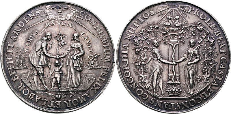 POLAND, Monarchs. Władysław IV Waza, 1632-1648. Medal (Silver, 60 mm, 56.66 g, 1...