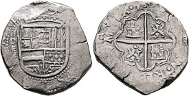SPAIN, Reino de España. Felipe III el Piadoso, 1598-1621. 8 Reales 1601 D (Silver, 38 mm, 27.23 g, 3 h), 'OMNIVM' type, Valladolid. [PHILIPP]VS•D[•G•O...