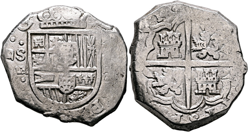 SPAIN, Reino de España. Felipe III el Piadoso, 1598-1621. 8 Reales (Silver, 38 m...