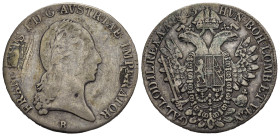 IMPERO AUSTRIACO. Francesco I (1804-1835). 1/2 Tallero 1823-B per Kremnitz. AR (g 13,78). Testa laureata a destra. R/ Aquila bicefala coronata, con sp...