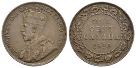 CANADA. Giorgio V. 1 cent 1920. Cu. BB