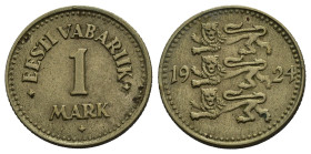 ESTONIA. 1 mark 1924. BB