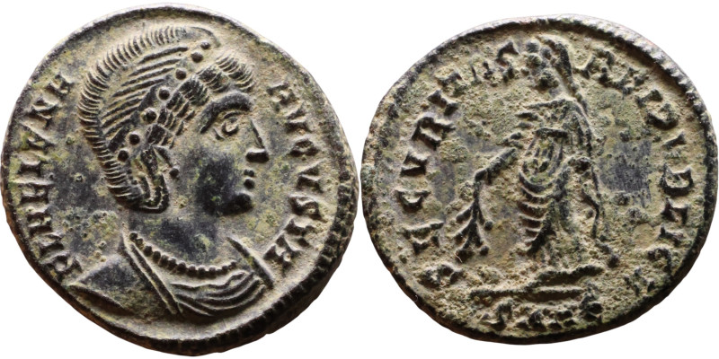Helena (Mother of Constantine I) Mint: Antioch. Follis. Obverse: FL HELENA AVGVS...