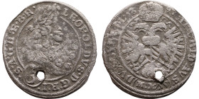 Austria – 3 kreuzer – 1697

20mm 1,37g