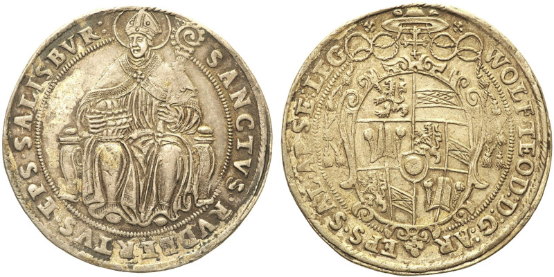 AUSTRIA - Salisburgo - Wolfgang Dietrich von Raitenau (1587-1612). Tallero San R...