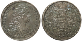 AUSTRIA - Carlo VI (1711-1740) Thaler 1736 Hall. Dav 1055. Ag gr. 28,77