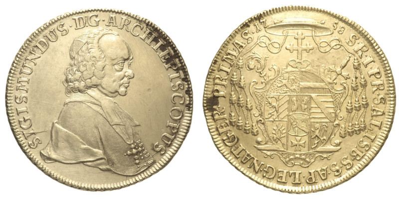 AUSTRIA - Salisburgo- Sigismund Von Schrattenbach (1753.1771) Thaler 1758 Dav. 1...