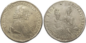 AUSTRIA - Salisburgo- Sigismund Von Schrattenbach (1753.1771) Thaler 1761. Dav. 1254 Ag Gr 28,11