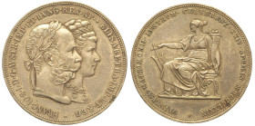 AUSTRIA. Francesco Giuseppe (1848-1916). 2 Gulden 1879. Per le nozze d'argento. AG 24,72 Delicata patina