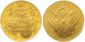 CECOSLOVACCHIA - Repubblica Socialista  (1948-1990) -  Medaglia dal modulo di un ducato. I gioielli della corona di Boemia ND (1972), Kremnitz. Au 0.9...