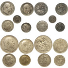 GRAN BRETAGNA - Edoardo VII (1901-1910) Lotto di 9 monete in argento anno 1902 con scatola originale del Set (mancano le 4 monete in oro) composto da:...