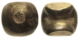 THAILAND - Rama IV Mongkut (1851-1868). Baht (bullet money) ND (1851-1860). KM.137.1 ; Ag - 15 g