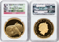 Elizabeth II gold Proof "Koala" 200 Dollars (2 oz) 2012-P PR70 Ultra Cameo NGC, Perth mint, KM1846. HID09801242017 © 2024 Heritage Auctions | All Righ...