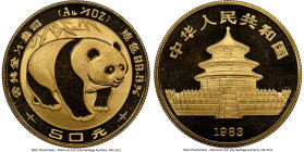 People's Republic gold Proof "Panda" 50 Yuan (1/2 oz) 1983 PR68 NGC, KM71, PAN-7A. HID09801242017 © 2024 Heritage Auctions | All Rights Reserved www.H...
