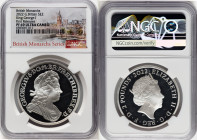 Elizabeth II silver Proof "King George I" 2 Pounds (1 oz) 2022 PR69 Ultra Cameo NGC, S-BMSA3. British Monarchs series. First Releases. HID09801242017 ...
