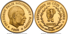 Republic gold Proof 100 Francs 1966 PR66 Cameo NGC, KM5, Fr-1. Mintage: 2,000. HID09801242017 © 2024 Heritage Auctions | All Rights Reserved www.HA.co...