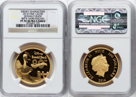 Elizabeth II gold Proof "Donald Duck - 80th Anniversary" 200 Dollars (1 oz) 2014 PR70 Ultra Cameo NGC, Mintage: 500. Disney Characters series. HID0980...