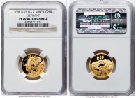 Republic gold Proof "Natura - Elephant" 20 Rand (1/4 oz) 2008 PR70 Ultra Cameo NGC, KM448. Giants of Africa series. HID09801242017 © 2024 Heritage Auc...