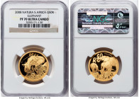 Republic gold Proof "Natura - Elephant" 50 Rand (1/2 oz) 2008 PR70 Ultra Cameo NGC, KM449. Giants of Africa series. HID09801242017 © 2024 Heritage Auc...