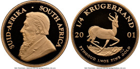 Republic gold Proof 1/4 Krugerrand (1/4 oz) 2001 PR70 Ultra Cameo NGC, KM106. HID09801242017 © 2024 Heritage Auctions | All Rights Reserved www.HA.com...
