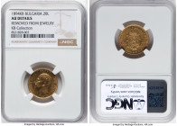 Ferdinand I gold 20 Leva 1894-KB AU Details (Removed From Jewelry) NGC, Kremnitz mint, KM20, Fr-3. From the KB Collection HID09801242017 © 2024 Herita...