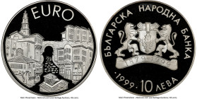 Republic silver Proof "Plovdiv House" 10 Leva 1999 PR68 Ultra Cameo NGC, Sofia mint, KM249. From the Globus Collection HID09801242017 © 2024 Heritage ...