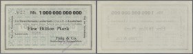 Lauterbach, Flaig & Co., 1 Billion Mark, 15.11.1923, Erh. I-II