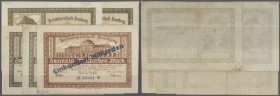 Leonberg, Amtskörperschaft, 5, 20, 100 Mrd. Mark, o. D., 5 und 20 Mrd. jeweils mit KN bzw. No. KN *, Erh. meist III-, total 5 Scheine