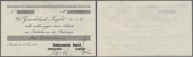 Nagold, Stadtgemeinde, 100 Tsd. Mark, 10.8.1923, gedr. Scheck auf Gewerbebank Nagold, Erh. II