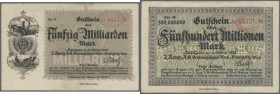 Rudersberg, Dampfsägewerk Paul Rüdt, 500 Tsd. Mark, 30.8.1923, Erh. III