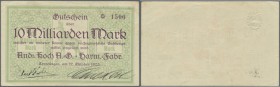 Trossingen, And's. Koch AG, Harm.-Fabr., 10 Mrd. Mark, 22.10.1923, Erh. II-