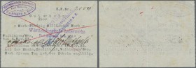 Vaihingen / Enz, Württembergische Lederwerke Paul Michaelis GmbH, 50 Mrd. Mark, 3.11. - 15.11.1923, Erh. II-, von größter Seltenheit