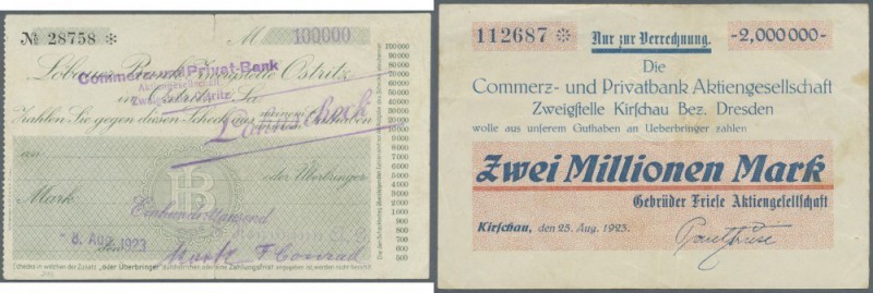 Herausragende Zusammenstellung von 264 Scheinen überwiegend der Hochinflation, f...