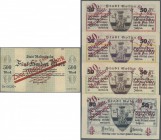 83 verschiedene Notgeldscheine ohne Kleingeld, bei Serienscheinen lediglich 4 Stück Gotha Gauturnfest enthalten, meist 1918 / 1922 / 1923 und Erh. II,...