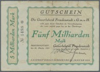 Freudenstadt, Gewerbebank, 100 Tsd., 500 Tsd. (2), 1 (2), 2 (3), 5 (2) Mio. Mark, 23.8.1923, 10 Mio. Mark, 1.9.1923, 10 (2), 50 Mio. Mark, 10.9.1923, ...