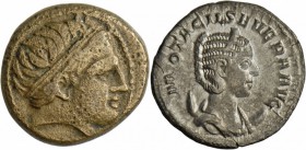 Lot von 6 Münzen: Makedonien, Philipp II. (360-336 v.Chr.), AE-21 (postum, 315-295 v.Chr.), SNG ANS 834 SNG Alpha Bank 427, korrodiert, ansonsten schö...