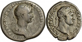 Lot, gut 20 Silbermünzen von Caesareia in Kappadokien: verschiedene Werte ab der Tridrachme, verschiedene Kaiser 2. Jh., meist Mons Argaeus. s und bes...