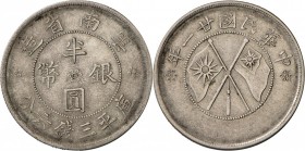 China: Republik, Yunnan: ½ Dollar 1932. ss.