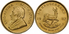 Südafrika: ¼ Krügerrand 1982, st.