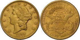 Vereinigte Staaten von Amerika: 20 Dollar 1877 S, Liberty head, Friedberg 178, KM 74.3, ss.